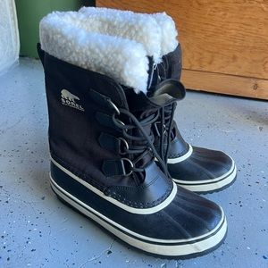 SOREL Womens Waterproof winter snow rain boots 8.5